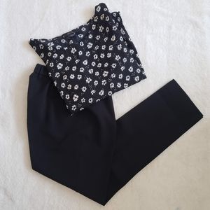 Bar III

Slim Fit Pull-On Ankle Pants XXS black